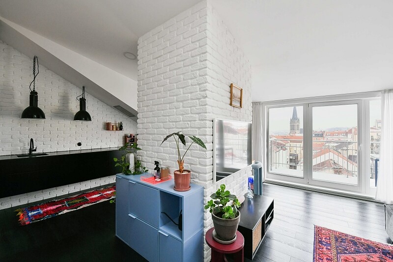 Krásova, Žižkov - Prague 3 | Rent, Apartment One-bedroom (2+kk), 67 m²