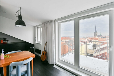 Krásova, Žižkov - Prague 3 | Rent, Apartment One-bedroom (2+kk), 67 m²