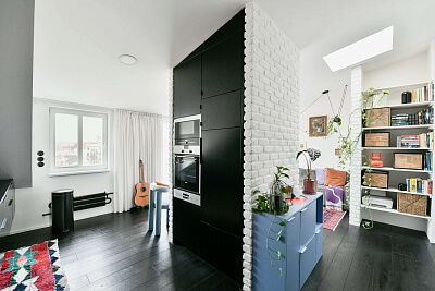 Krásova, Žižkov - Prague 3 | Rent, Apartment One-bedroom (2+kk), 67 m²