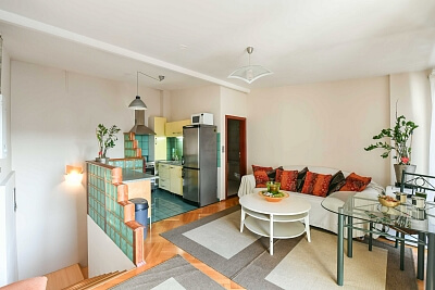 Belgická, Vinohrady - Prague 2 | Rent, Apartment One-bedroom (2+kk), 71 m²