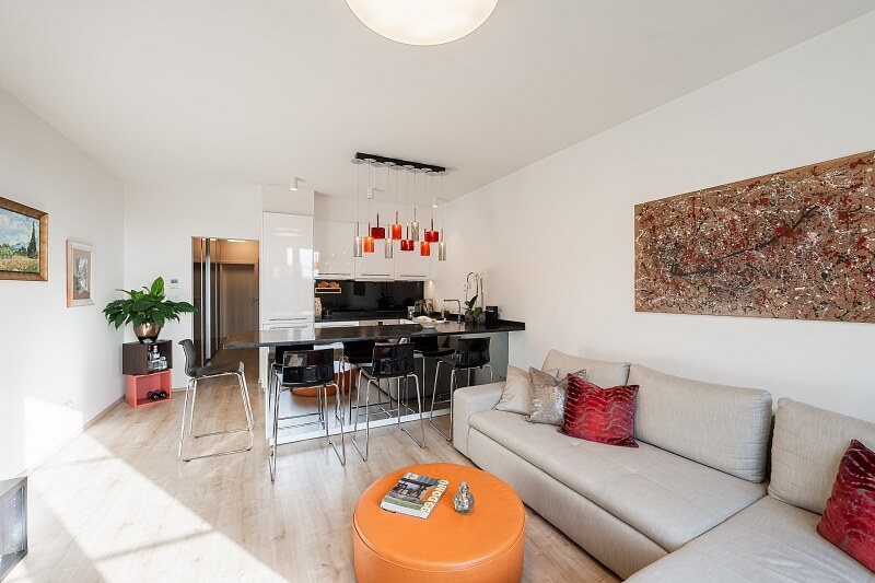 V zahradách, Libeň - Prague 8 | Rent, Apartment Two-bedroom (3+kk), 79 m²
