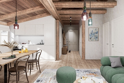 Bedřichov - Jablonec nad Nisou | Sale, Apartment Three-bedroom (4+kk), 70 m²