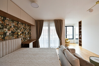 Seifertova, Žižkov - Prague 3 | Rent, Apartment Studio (1+kk), 45 m²