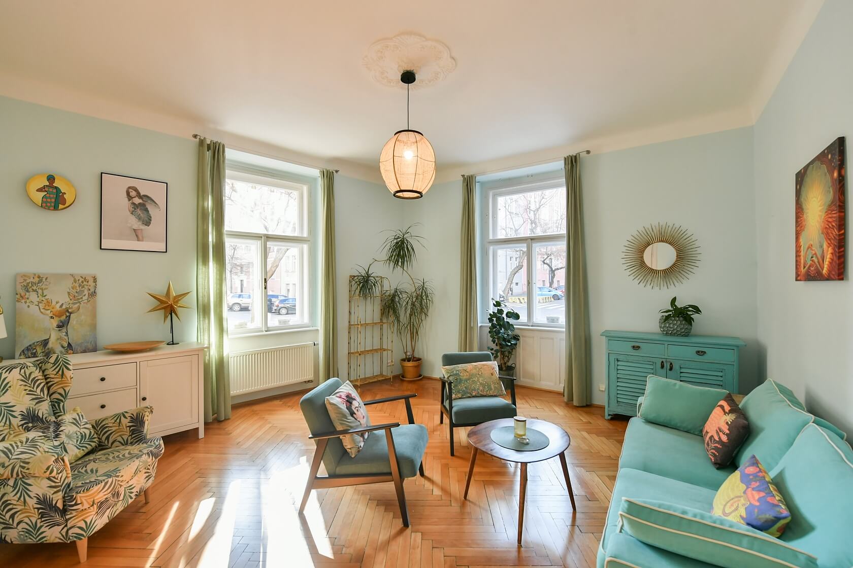 Kubelíkova, Žižkov - Prague 3 | Rent, Apartment One-bedroom (2+1), 83 m²