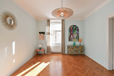 Kubelíkova, Žižkov - Prague 3 | Rent, Apartment One-bedroom (2+1), 83 m²