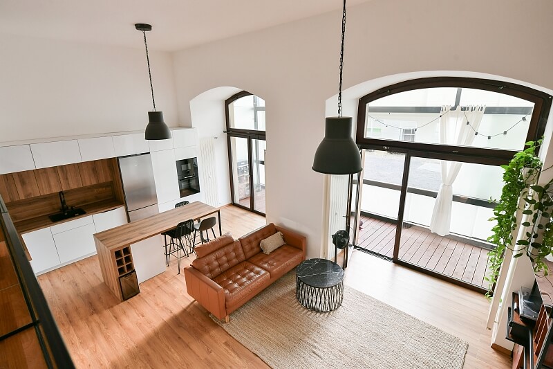 Šaldova, Karlín - Prague 8 | Rent, Apartment One-bedroom (2+kk), 94 m²