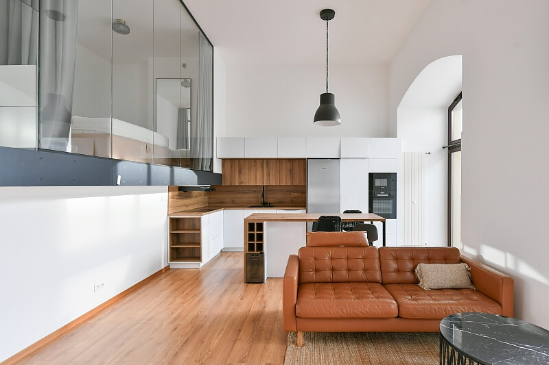 Šaldova, Karlín - Prague 8 | Rent, Apartment One-bedroom (2+kk), 94 m²