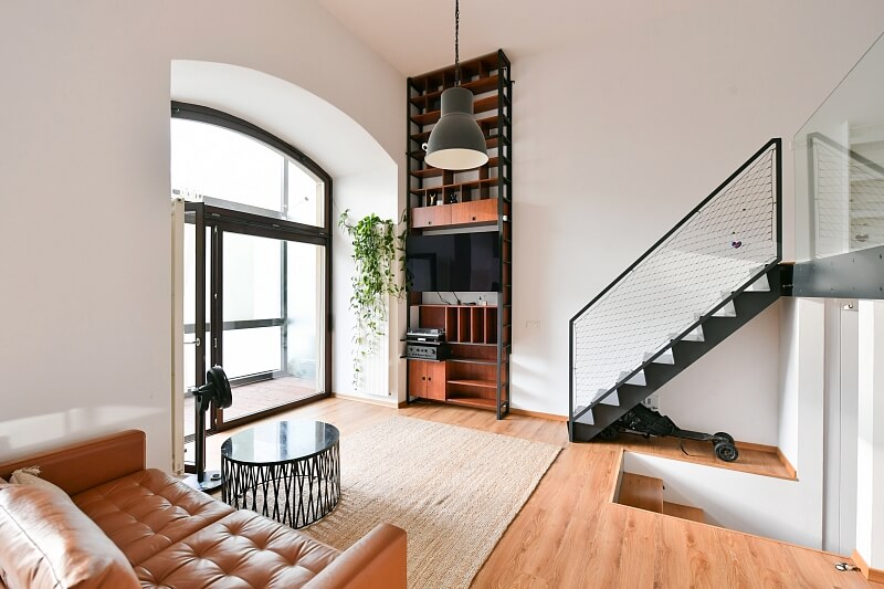 Šaldova, Karlín - Prague 8 | Rent, Apartment One-bedroom (2+kk), 94 m²