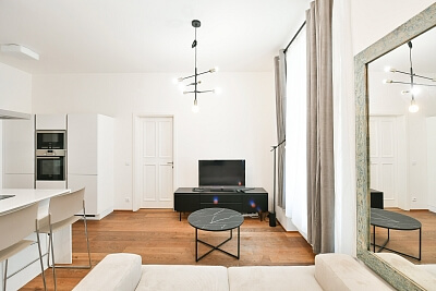 Kubelíkova, Žižkov - Prague 3 | Rent, Apartment One-bedroom (2+kk), 62 m²