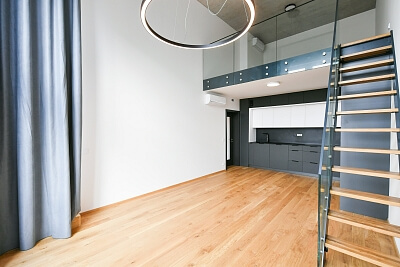 Fafkových, Vysočany - Prague 9 | Rent, Apartment One-bedroom (2+kk), 102 m²