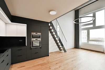 Fafkových, Vysočany - Prague 9 | Rent, Apartment One-bedroom (2+kk), 102 m²