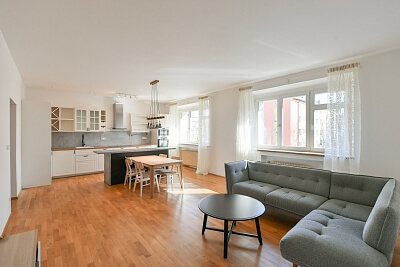 Zelená, Dejvice - Prague 6 | Rent, Apartment Two-bedroom (3+kk), 84 m²