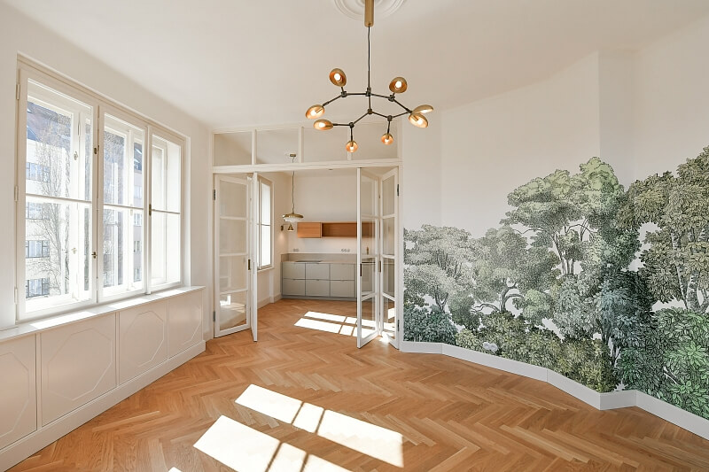 Zelená, Bubeneč - Prague 6 | Rent, Apartment One-bedroom (2+1), 70 m²