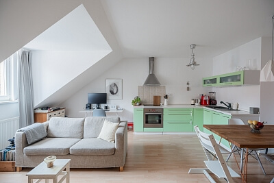 Sochařská, Bubeneč - Praha 7 | Pronájem, Byt 2+kk, 98 m²