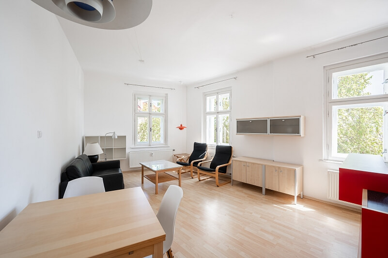 Londýnská, Vinohrady - Prague 2 | Rent, Apartment Three-bedroom (4+kk), 75 m²