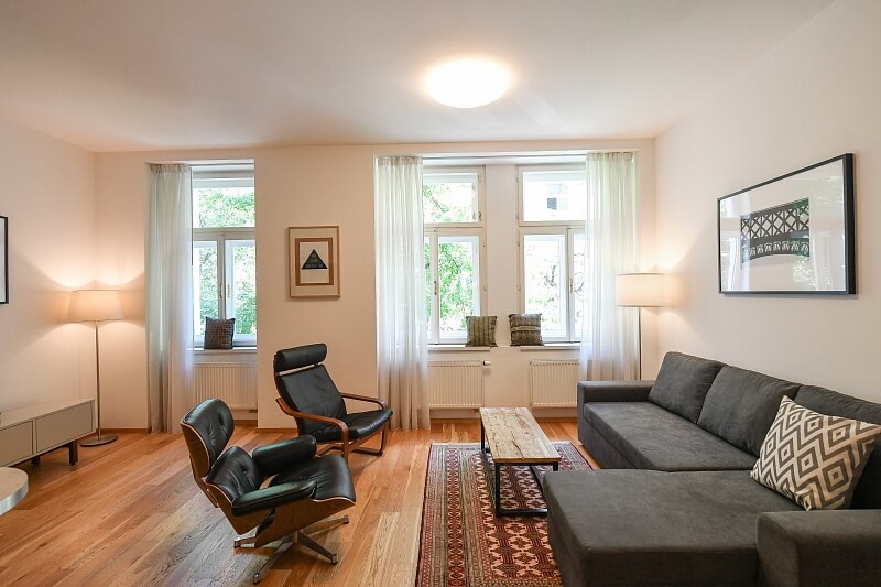 Americká, Vinohrady - Praha 2 | Pronájem, Byt 2+kk, 91 m²