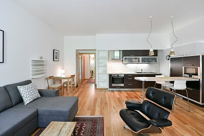 Americká, Vinohrady - Praha 2 | Pronájem, Byt 2+kk, 91 m²