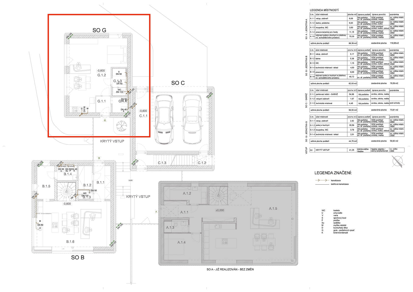 Racková, Jesenice - Praha-západ | Prodej, Byt 2+kk, 55 m²