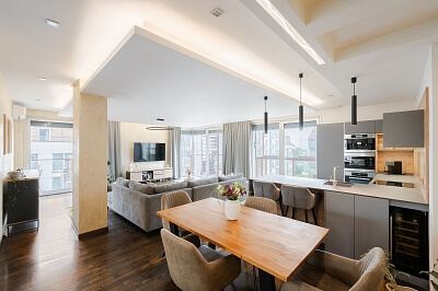 Korunní, Vinohrady - Prague 10 | Rent, Apartment One-bedroom (2+kk), 92 m²