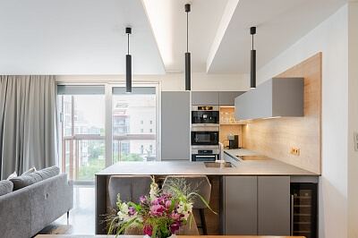 Korunní, Vinohrady - Prague 10 | Rent, Apartment One-bedroom (2+kk), 92 m²