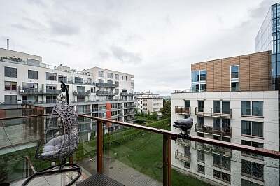 Korunní, Vinohrady - Prague 10 | Rent, Apartment One-bedroom (2+kk), 92 m²