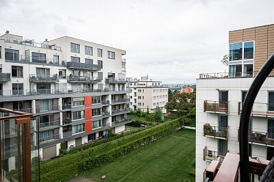 Korunní, Vinohrady - Prague 10 | Rent, Apartment One-bedroom (2+kk), 92 m²
