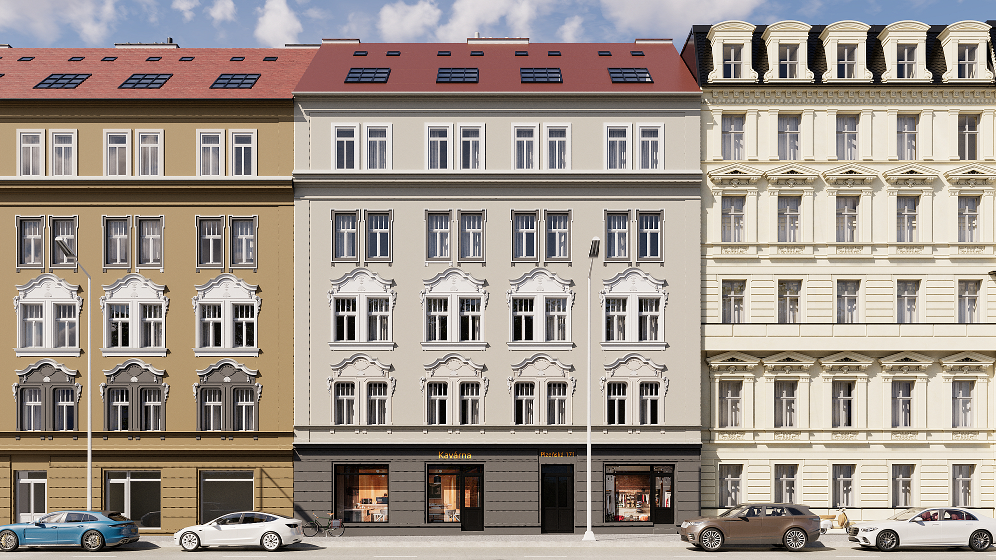 Plzeňská, Košíře - Prague 5 | Sale, Apartment One-bedroom (2+kk), 46 m²