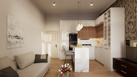 Plzeňská, Košíře - Praha 5 | Prodej, Byt 2+kk, 48 m²