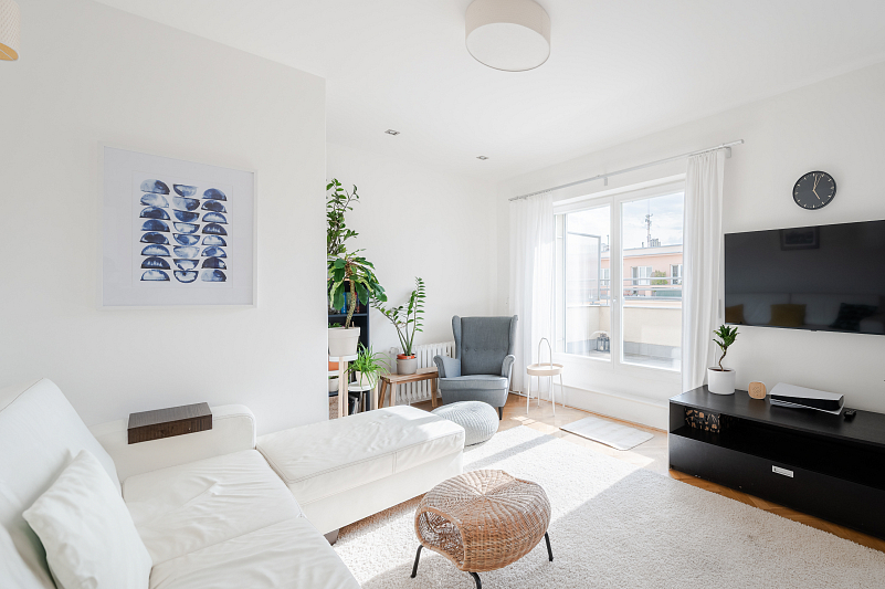 Písecká, Vinohrady - Prague 3 | Sale, Apartment Two-bedroom (3+kk), 87 m²