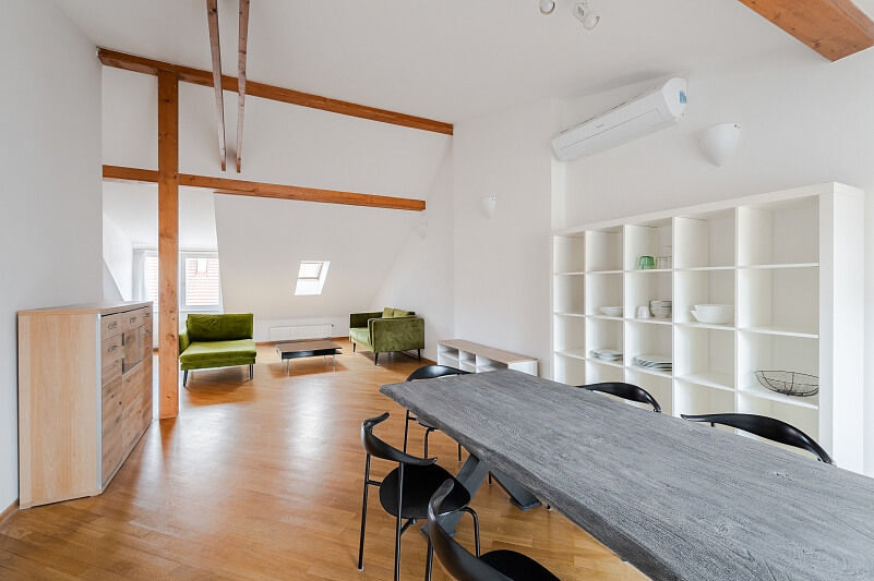 Kamenická, Holešovice - Prague 7 | Rent, Apartment One-bedroom (2+kk), 79 m²