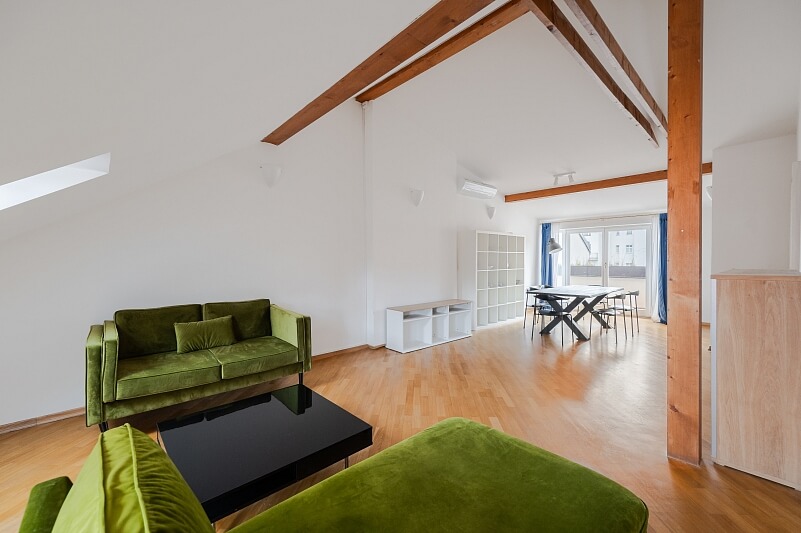 Kamenická, Holešovice - Prague 7 | Rent, Apartment One-bedroom (2+kk), 79 m²