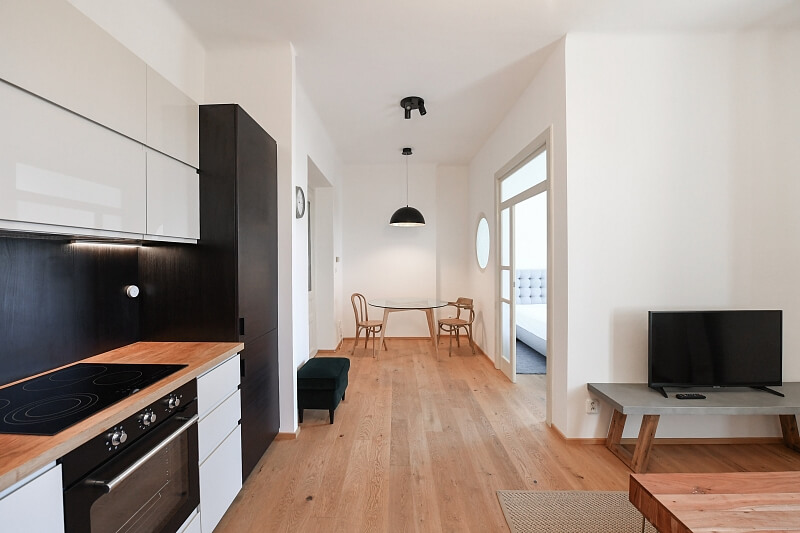 Polská, Vinohrady - Prague 2 | Rent, Apartment One-bedroom (2+kk), 45 m²