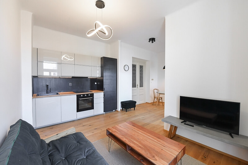 Polská, Vinohrady - Prague 2 | Rent, Apartment One-bedroom (2+kk), 45 m²