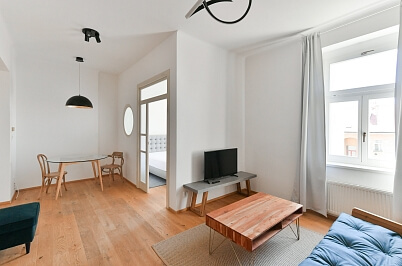Polská, Vinohrady - Prague 2 | Rent, Apartment One-bedroom (2+kk), 45 m²