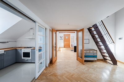 Na Kozačce, Vinohrady - Prague 2 | Rent, Apartment One-bedroom (2+1), 124 m²