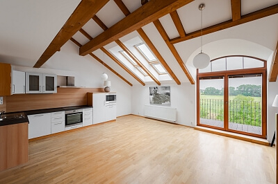 K Šeberovu, Šeberov - Prague 4 | Rent, Apartment One-bedroom (2+kk), 90 m²