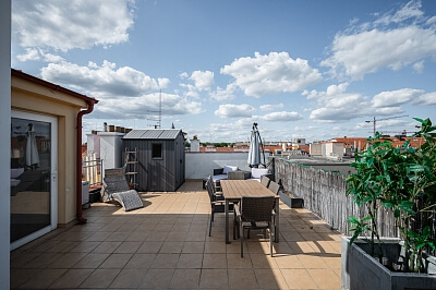 Domažlická, Žižkov - Prague 3 | Sale, Apartment Two-bedroom (3+kk), 111 m²