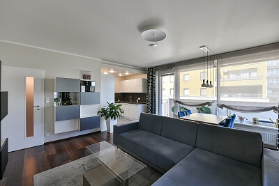 Pod Harfou, Vysočany - Prague 9 | Sale, Apartment Two-bedroom (3+kk), 75 m²