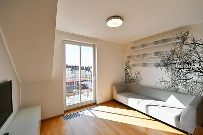 Letohradská, Holešovice - Prague 7 | Rent, Apartment One-bedroom (2+kk), 56 m²