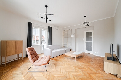 Kouřimská, Vinohrady - Prague 3 | Rent, Apartment Two-bedroom (3+kk), 104 m²