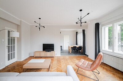 Kouřimská, Vinohrady - Prague 3 | Rent, Apartment Two-bedroom (3+kk), 104 m²