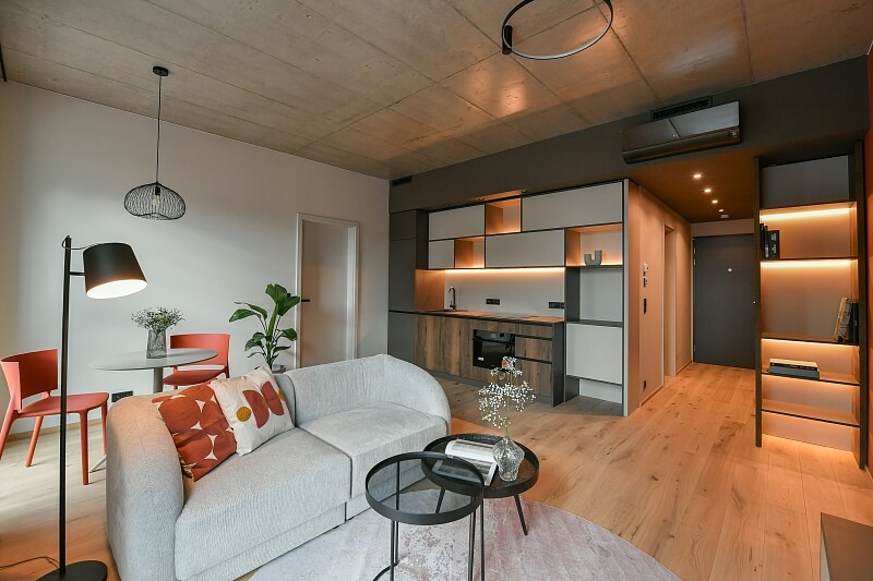 Sokolovská, Karlín - Prague 8 | Rent, Apartment One-bedroom (2+kk), 49 m²