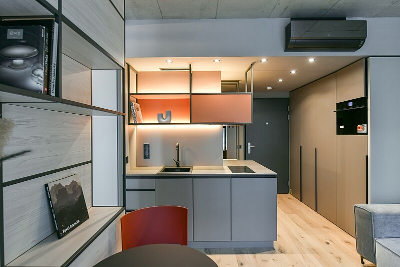 Sokolovská, Karlín - Prague 8 | Rent, Apartment One-bedroom (2+kk), 35 m²