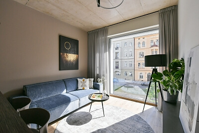 Sokolovská, Karlín - Prague 8 | Rent, Apartment One-bedroom (2+kk), 44 m²