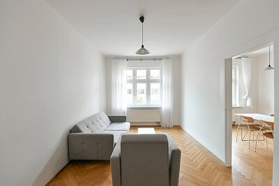 Jičínská, Žižkov - Prague 3 | Rent, Apartment One-bedroom (2+1), 78 m²