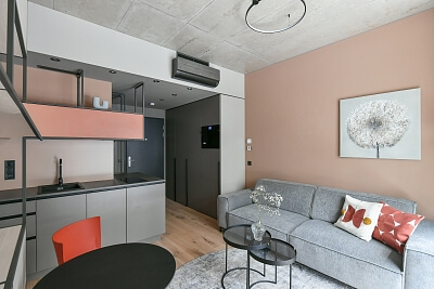 Sokolovská, Karlín - Prague 8 | Rent, Apartment One-bedroom (2+kk), 35 m²