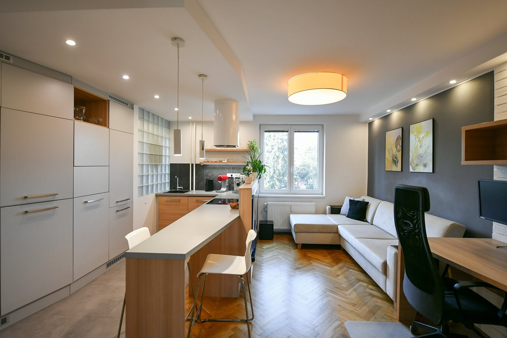 Púchovská, Záběhlice - Prague 4 | Rent, Apartment One-bedroom (2+kk), 54 m²