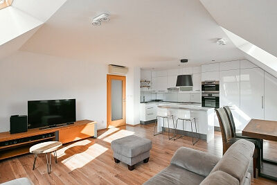 Kafkova, Dejvice - Prague 6 | Rent, Apartment One-bedroom (2+kk), 68 m²