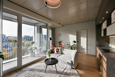 Sokolovská, Karlín - Prague 8 | Rent, Apartment One-bedroom (2+kk), 51 m²