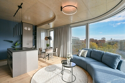 Sokolovská, Karlín - Prague 8 | Rent, Apartment One-bedroom (2+kk), 57 m²